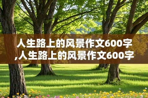 人生路上的风景作文600字,人生路上的风景作文600字记叙文