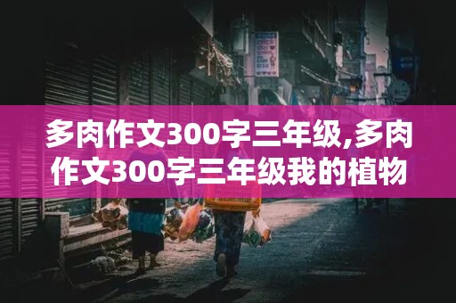 多肉作文300字三年级,多肉作文300字三年级我的植物朋友