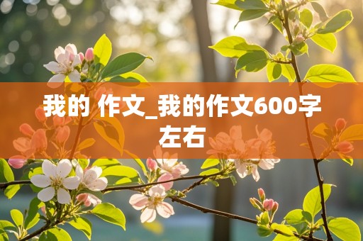 我的 作文_我的作文600字左右