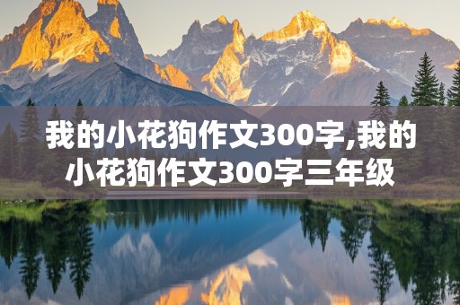 我的小花狗作文300字,我的小花狗作文300字三年级