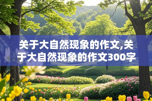 关于大自然现象的作文,关于大自然现象的作文300字