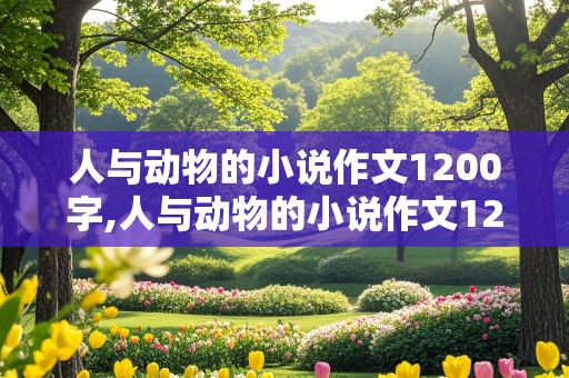 人与动物的小说作文1200字,人与动物的小说作文1200字怎么写