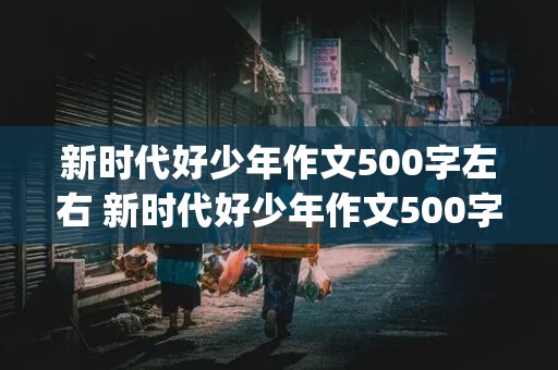 新时代好少年作文500字左右 新时代好少年作文500字左右(参赛作文)