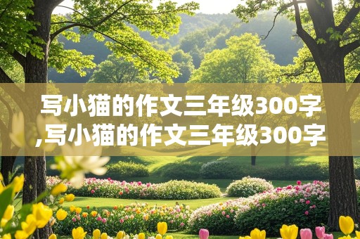 写小猫的作文三年级300字,写小猫的作文三年级300字小练笔