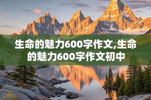 生命的魅力600字作文,生命的魅力600字作文初中