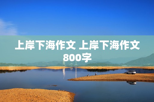 上岸下海作文 上岸下海作文800字