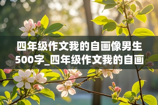 四年级作文我的自画像男生500字_四年级作文我的自画像男生500字怎么写