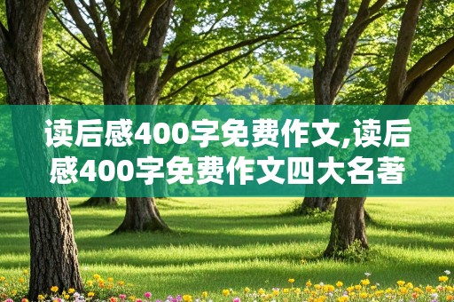 读后感400字免费作文,读后感400字免费作文四大名著