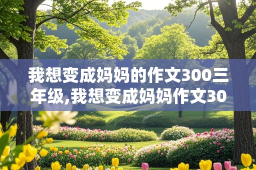 我想变成妈妈的作文300三年级,我想变成妈妈作文300字