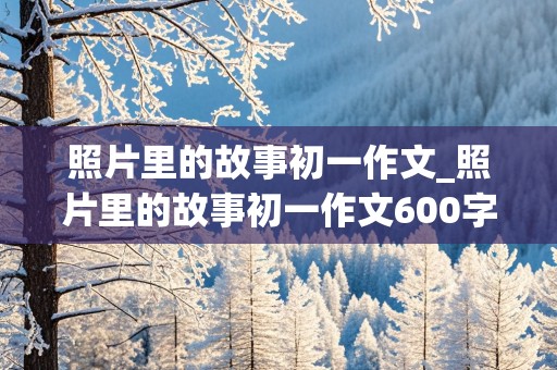 照片里的故事初一作文_照片里的故事初一作文600字左右