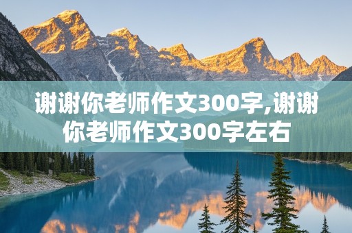 谢谢你老师作文300字,谢谢你老师作文300字左右