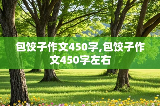 包饺子作文450字,包饺子作文450字左右