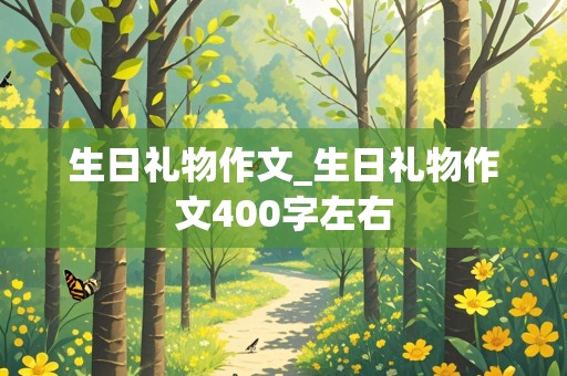 生日礼物作文_生日礼物作文400字左右