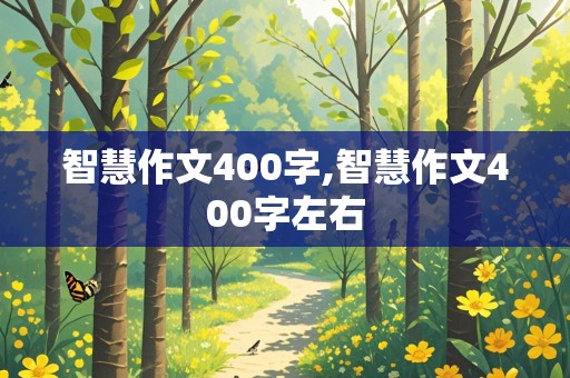 智慧作文400字,智慧作文400字左右