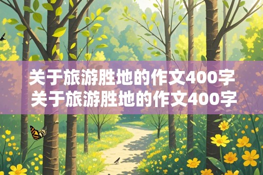 关于旅游胜地的作文400字 关于旅游胜地的作文400字怎么写