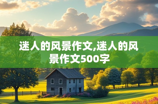 迷人的风景作文,迷人的风景作文500字