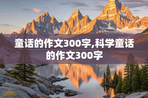 童话的作文300字,科学童话的作文300字