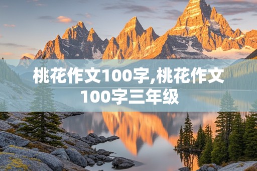 桃花作文100字,桃花作文100字三年级