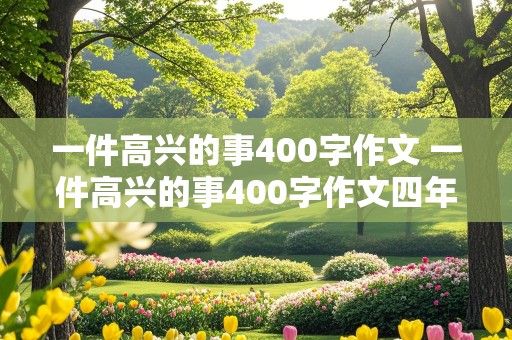 一件高兴的事400字作文 一件高兴的事400字作文四年级