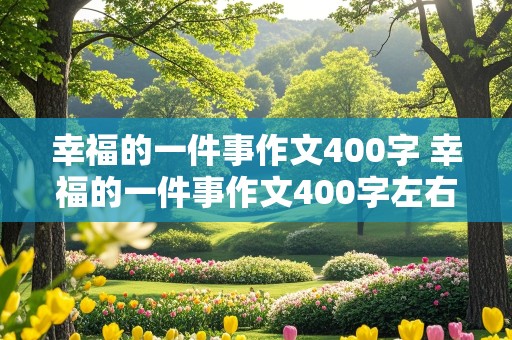 幸福的一件事作文400字 幸福的一件事作文400字左右