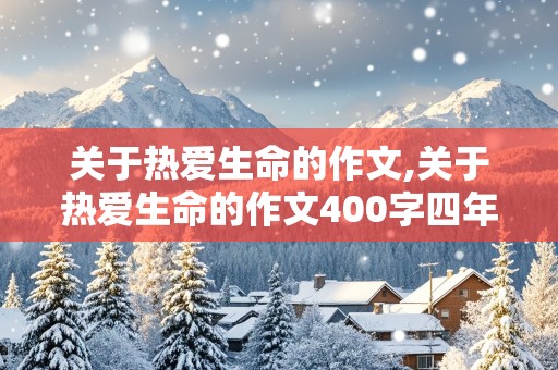 关于热爱生命的作文,关于热爱生命的作文400字四年级