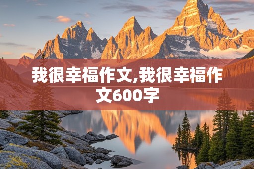 我很幸福作文,我很幸福作文600字