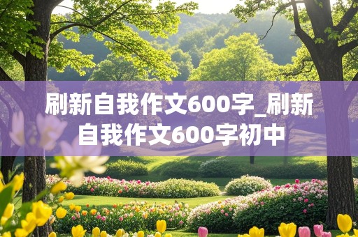 刷新自我作文600字_刷新自我作文600字初中