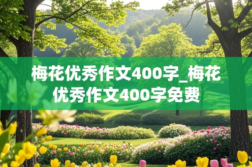 梅花优秀作文400字_梅花优秀作文400字免费