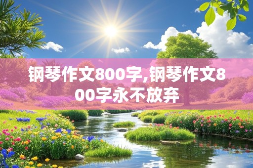 钢琴作文800字,钢琴作文800字永不放弃