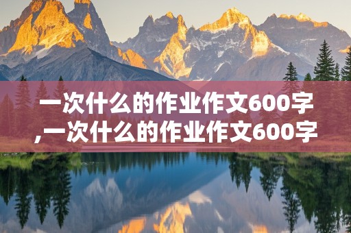 一次什么的作业作文600字,一次什么的作业作文600字左右