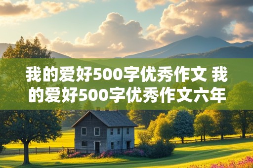 我的爱好500字优秀作文 我的爱好500字优秀作文六年级上册 打羽毛球