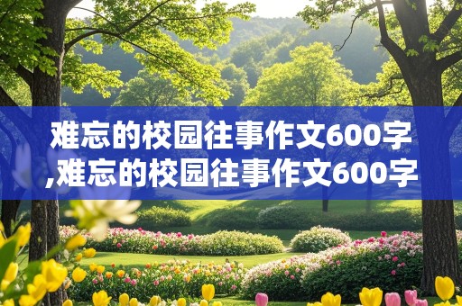 难忘的校园往事作文600字,难忘的校园往事作文600字初中