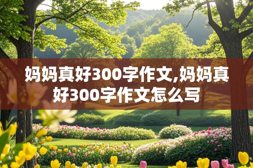 妈妈真好300字作文,妈妈真好300字作文怎么写