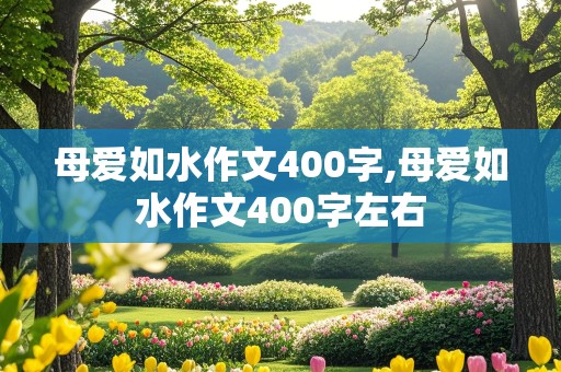 母爱如水作文400字,母爱如水作文400字左右