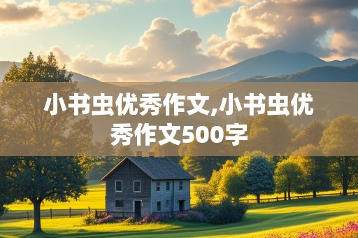 小书虫优秀作文,小书虫优秀作文500字