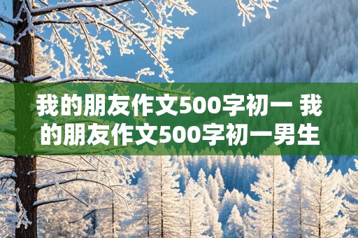 我的朋友作文500字初一 我的朋友作文500字初一男生