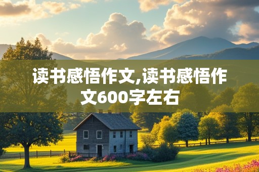 读书感悟作文,读书感悟作文600字左右