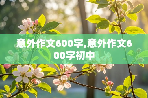 意外作文600字,意外作文600字初中