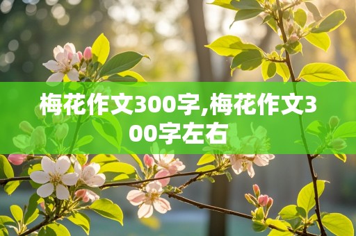 梅花作文300字,梅花作文300字左右