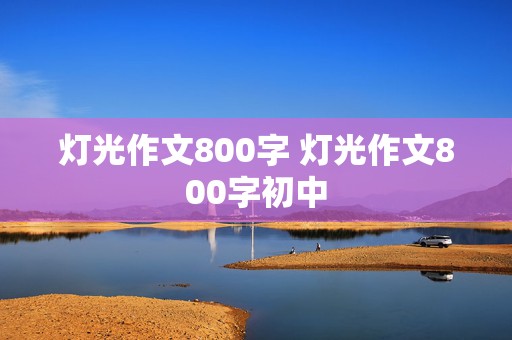 灯光作文800字 灯光作文800字初中