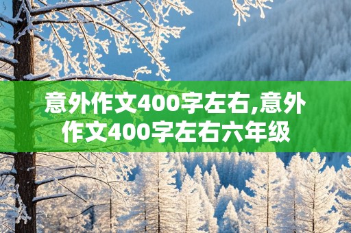 意外作文400字左右,意外作文400字左右六年级