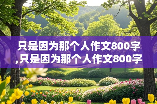 只是因为那个人作文800字,只是因为那个人作文800字初中