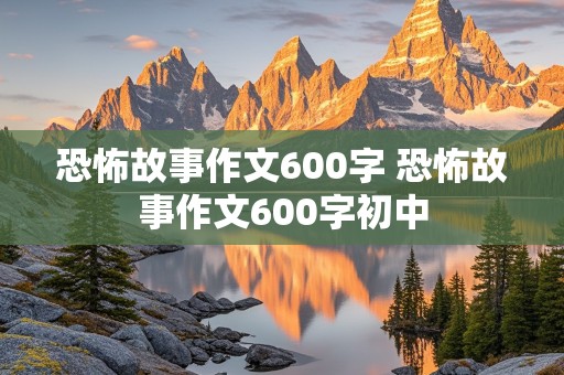 恐怖故事作文600字 恐怖故事作文600字初中