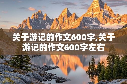 关于游记的作文600字,关于游记的作文600字左右