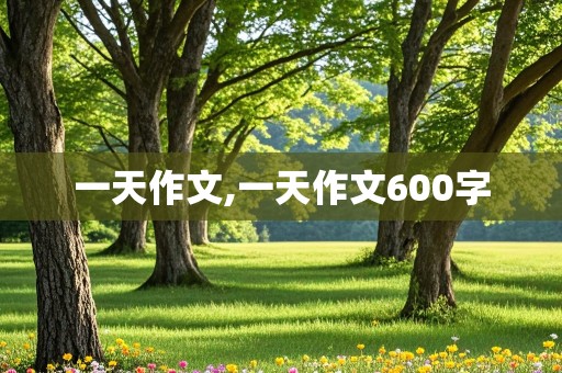 一天作文,一天作文600字