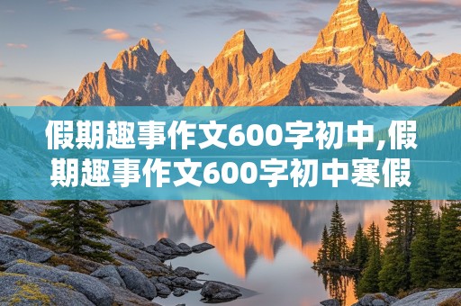 假期趣事作文600字初中,假期趣事作文600字初中寒假