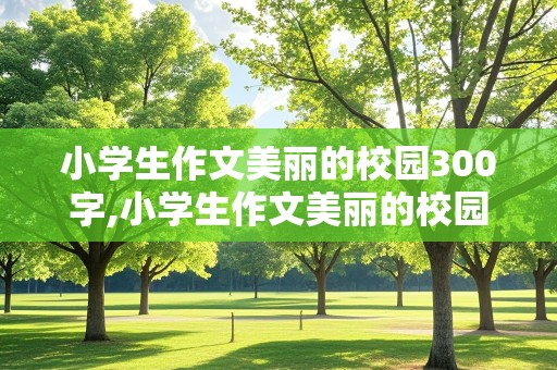 小学生作文美丽的校园300字,小学生作文美丽的校园300字左右