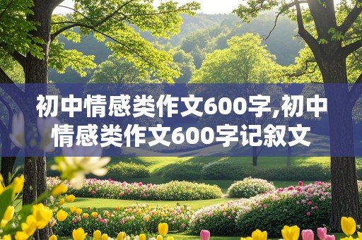 初中情感类作文600字,初中情感类作文600字记叙文