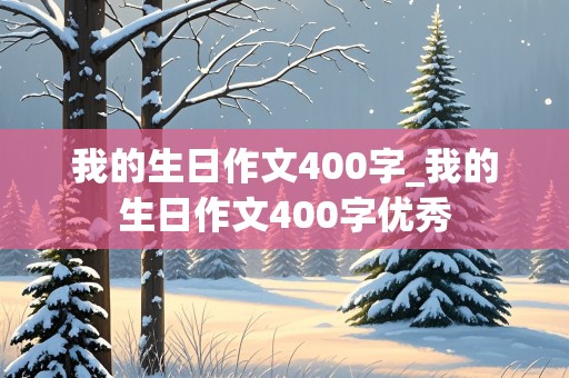 我的生日作文400字_我的生日作文400字优秀