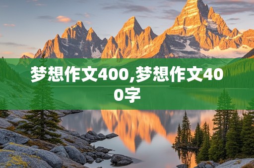 梦想作文400,梦想作文400字